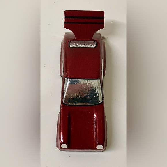 1980s Vintage Hand Crafted Homemade Pinewood Derby Race Car - Picture 9 of 11